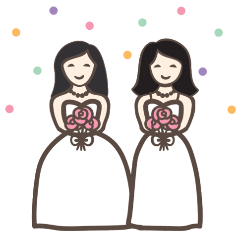Wedding Sticker by Polka Dot Bride