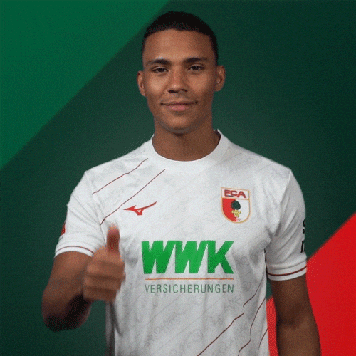Happy Thumbs GIF by FC Augsburg 1907