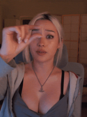 Cute Girl Twitch GIF