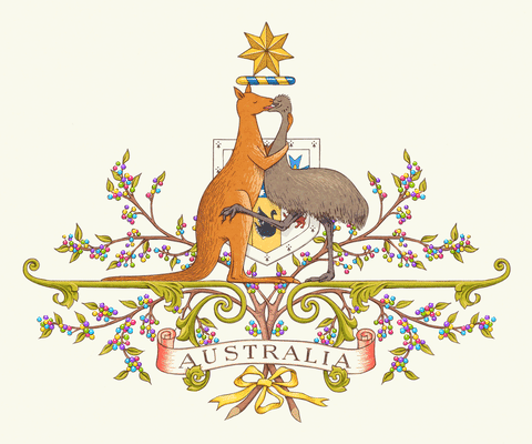 kissing coat of arms GIF by Julian Frost