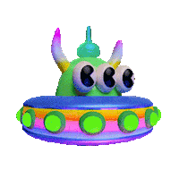 3D Space Sticker by Mr Tronch