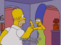 homer simpson arguing GIF