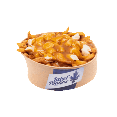 labelpoutine food canada quebec toulouse Sticker
