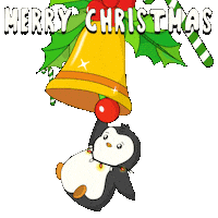 Merry Christmas Sticker by Pudgy Penguins