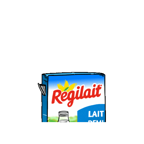 Regilait giphygifmaker milk lait milkpowder Sticker