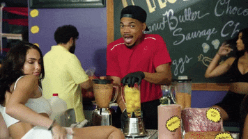 Smoothie Hot Shower GIF by Chance The Rapper