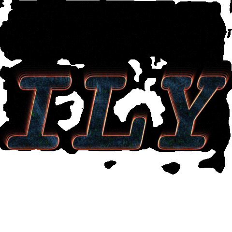 nicolaslalonde glitch word ily videoart Sticker
