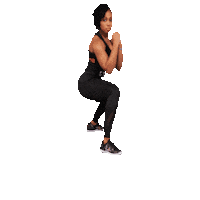 TheJRochelle strong punch squat hiit Sticker