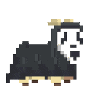 subpixel halloween ghost scream ready Sticker