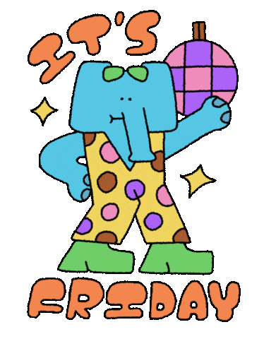 Friday Disco Sticker