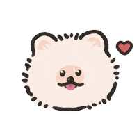 Dog Love Sticker