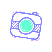 adulariadcv photo camera foto violet Sticker