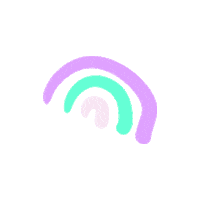 adulariadcv rainbow boho violet arcoiris Sticker
