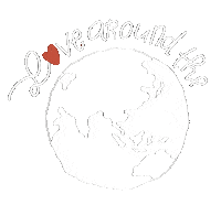 Around The World Love Sticker