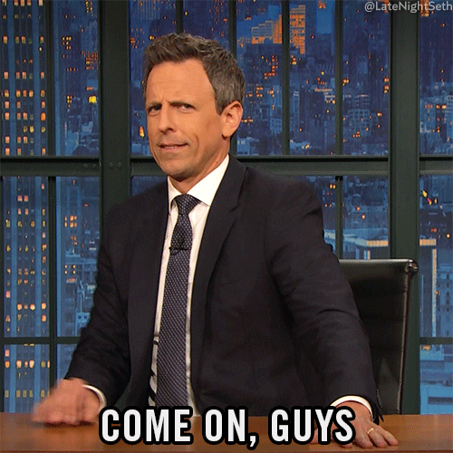 Come On Lol GIF by Late Night with Seth Meyers