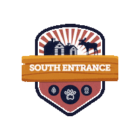 YellowstoneExplorer yellowstone explorer app yellowstone explorer south entrance challenge south entrance Sticker