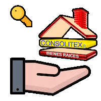 consolitex casa inmobiliaria mano compra Sticker