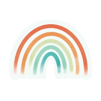 Rainbow Boho Sticker