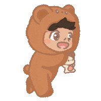 Teddy Bear Love Sticker