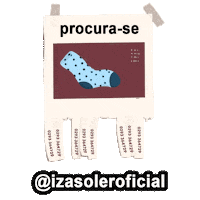 Meia Perdida Sticker by Izasoler