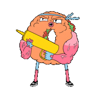 sport eat Sticker by Alexandre Nart