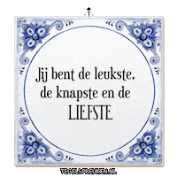 Support Hart Sticker by Tegelspreuken.nl