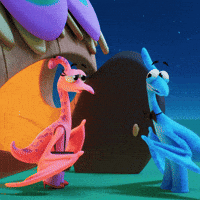 Waving In Love GIF by Claynosaurz