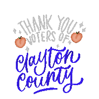 Election Day Thank You Sticker by Creative Courage