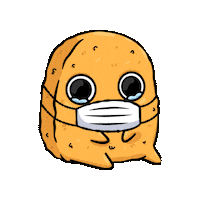Wear A Mask Sticker by Sad Nuggie
