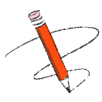 Pencil Potlood Sticker by Gouden Lijntjes