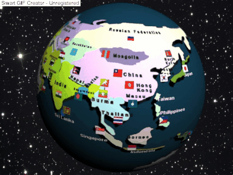 artists world map GIF