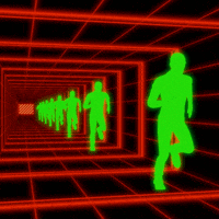 PERFECTL00P loop neon 1980s data GIF