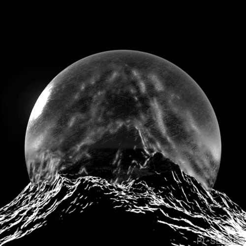 Black And White 3D GIF by Pi-Slices