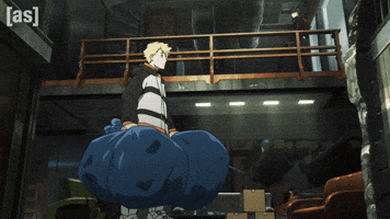 Cowboy Bebop Trash GIF by Adult Swim