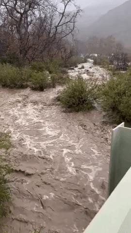Malibu Campground Flooded Following Heavy Rainfall