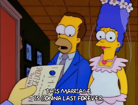 Season 3 Marriage GIF by The Simpsons