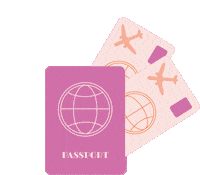 Spain Passport Sticker by Bijkeesje