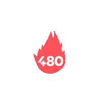 Cuatroochenta 480 cuatroochenta becuatroochenter Sticker