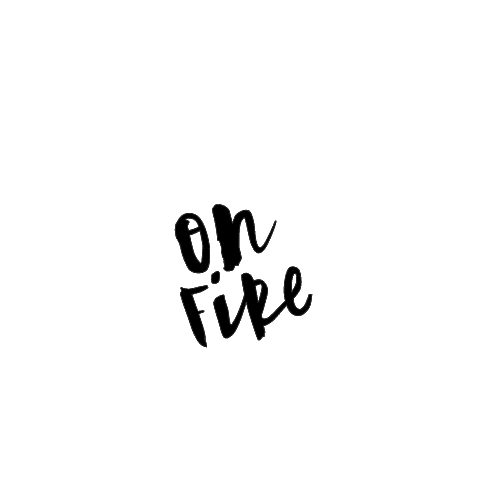 on fire Sticker by Grow Performance