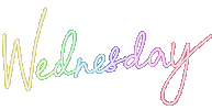 Wednesday Weekday Sticker