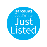 Just Listed Sticker by Harcourts Judd White