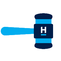 Hammer Sticker by Harcourts Holmwood