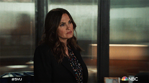 Sitting Down Olivia Benson GIF by Law & Order
