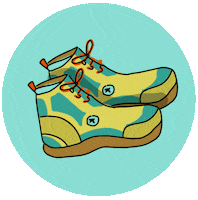 Shoes Explore Sticker