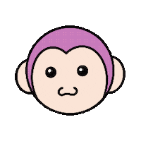 Wink Monkey Sticker