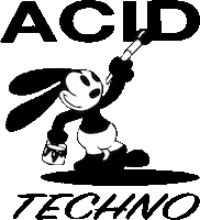 Techno Acid Sticker by ignorance1