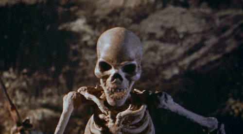 Ray Harryhausen Skeleton GIF