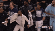 Shocked Hype GIF by NBA