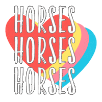Horse Sticker by Saddle and Sage