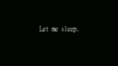 sad black and white GIF
